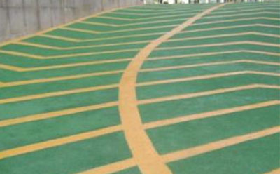 齐干却勒街道止滑车道材料